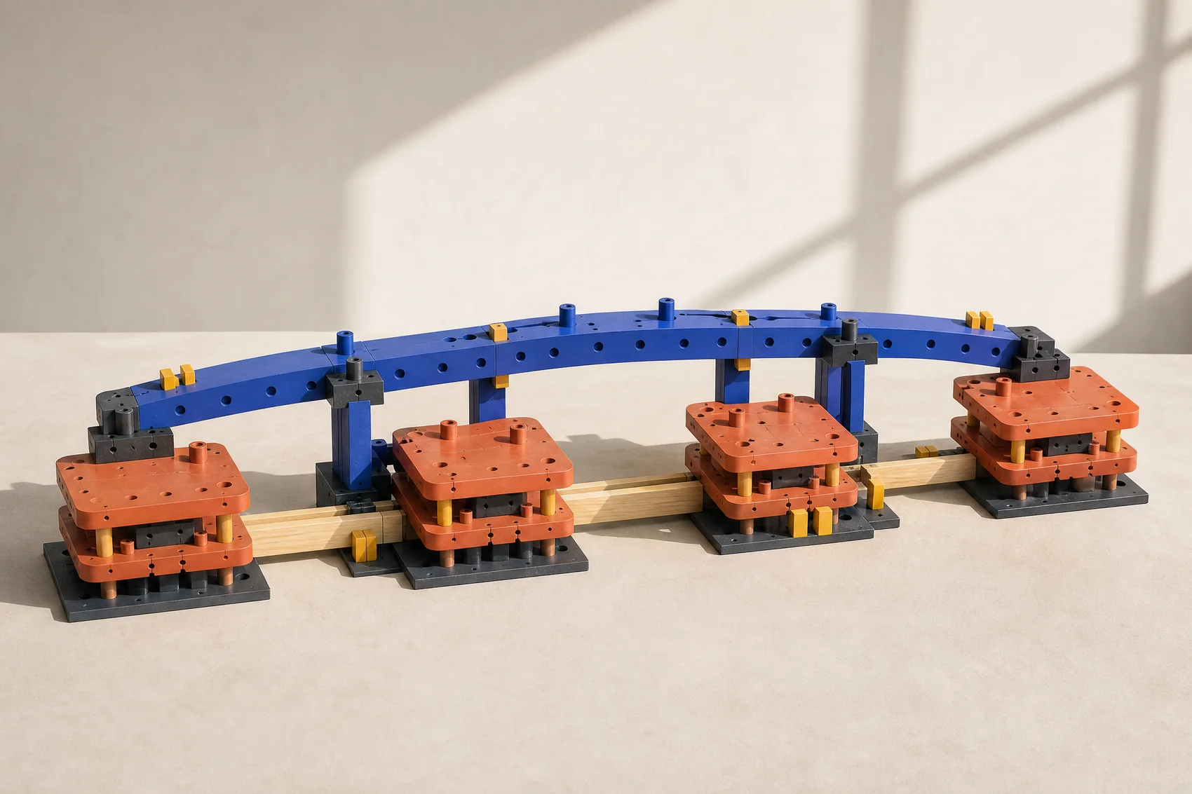 Physical bridge representing system contracts